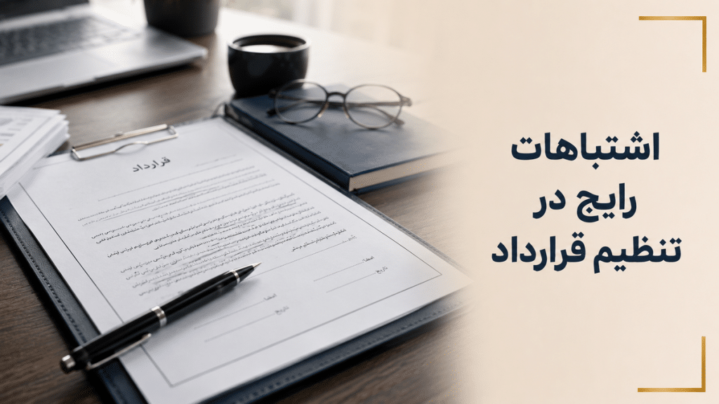 اشتباهات رایج در تنظیم قرارداد